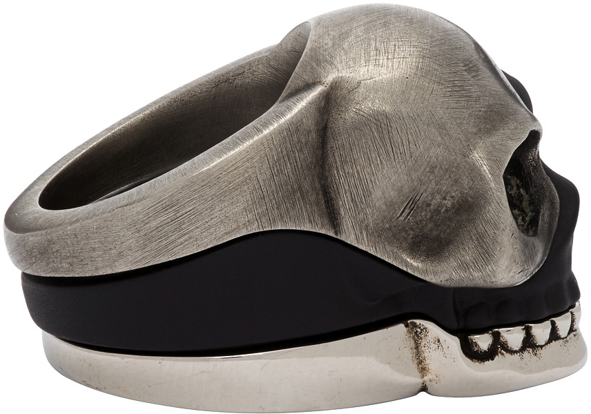 Alexander McQueen 環 男性 金屬 灰色/Hematite IT19 Alexander McQueen 環 男性 金屬 灰色/Hematite IT19 (alexander