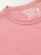 Faherty - Sunwashed Organic Cotton-Jersey T-Shirt - Pink