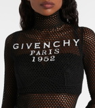 Givenchy Mesh turtleneck bodysuit