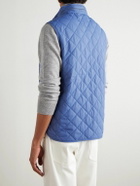 Peter Millar - Essex Quilted Padded Recycled-Shell Gilet - Blue