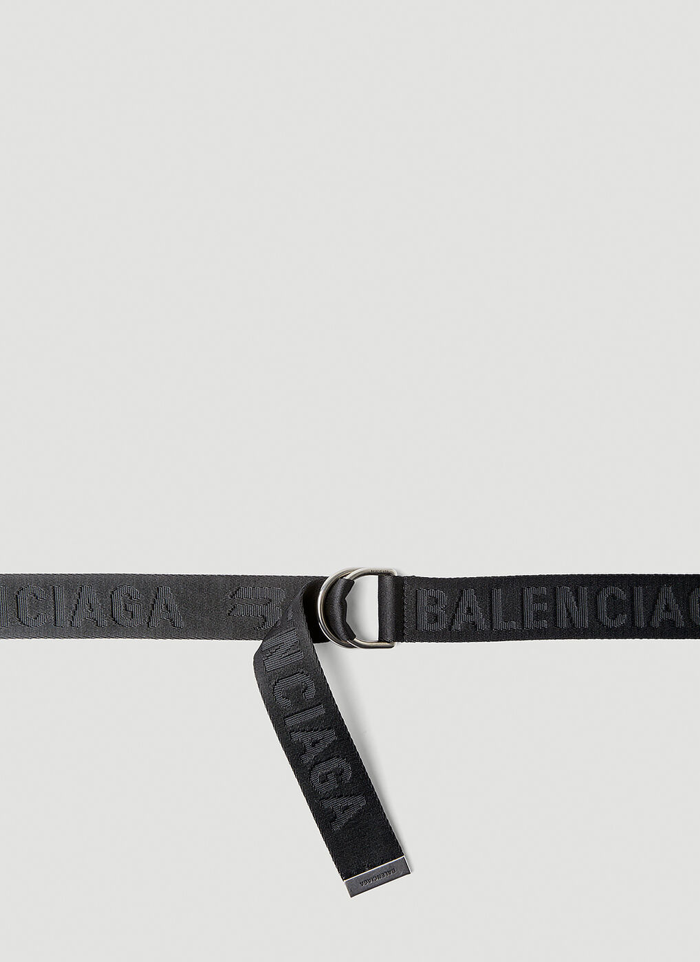 D-Ring Jacquard Belt in Black Balenciaga