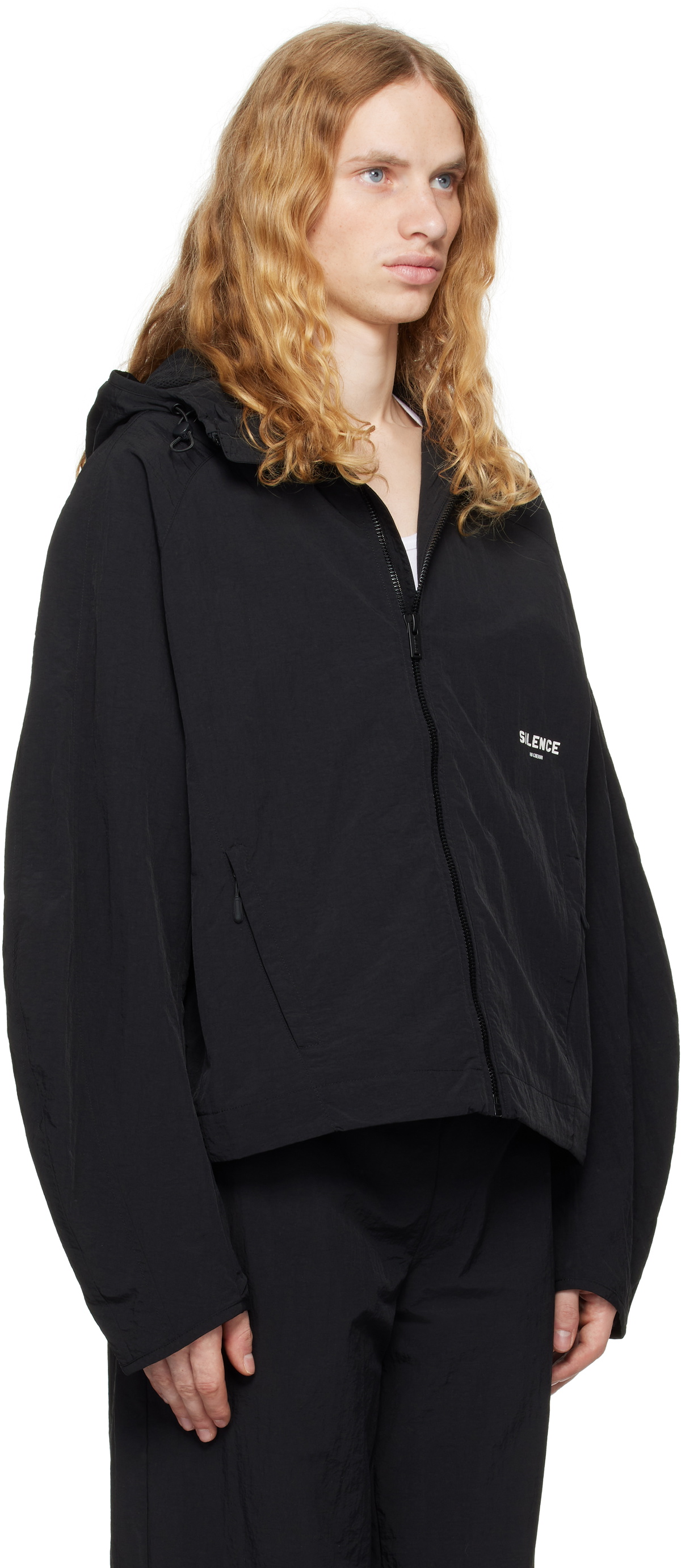 【関税込み】Han Kjobenhavn ジャケット Han Kjobenhavn Black Windbreaker Technical Jacket Han Kjobenhavn