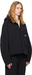 Han Kjobenhavn Black Windbreaker Technical Jacket