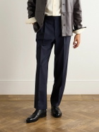 Zegna - Leather Derby Shoes - Black