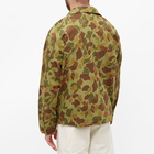 Nigel Cabourn Men's Flight Shirt Jacket in Camo