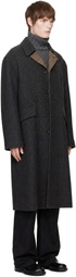 OUR LEGACY Gray Collapse Carcoat