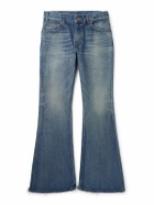 CELINE - Marco Flared Frayed Jeans - Blue