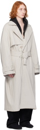 Entire Studios Gray Goodman Trench Coat