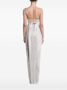 Maria Lucia Hohan White Jasleen Pleated Gown