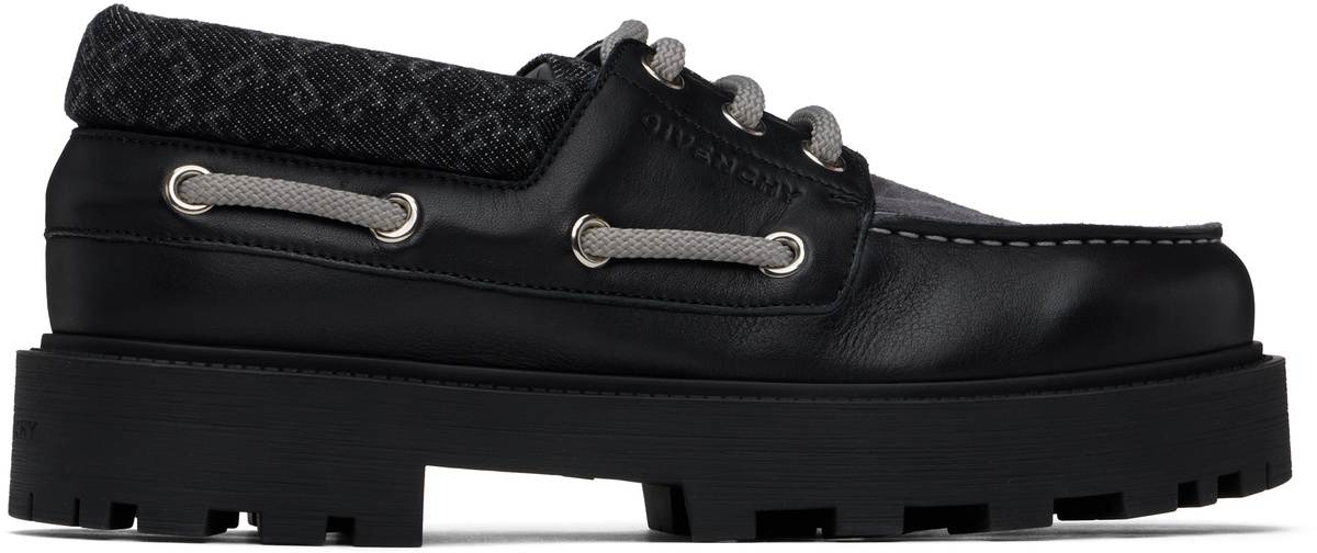 Givenchy Black Storm Boat Shoes Givenchy