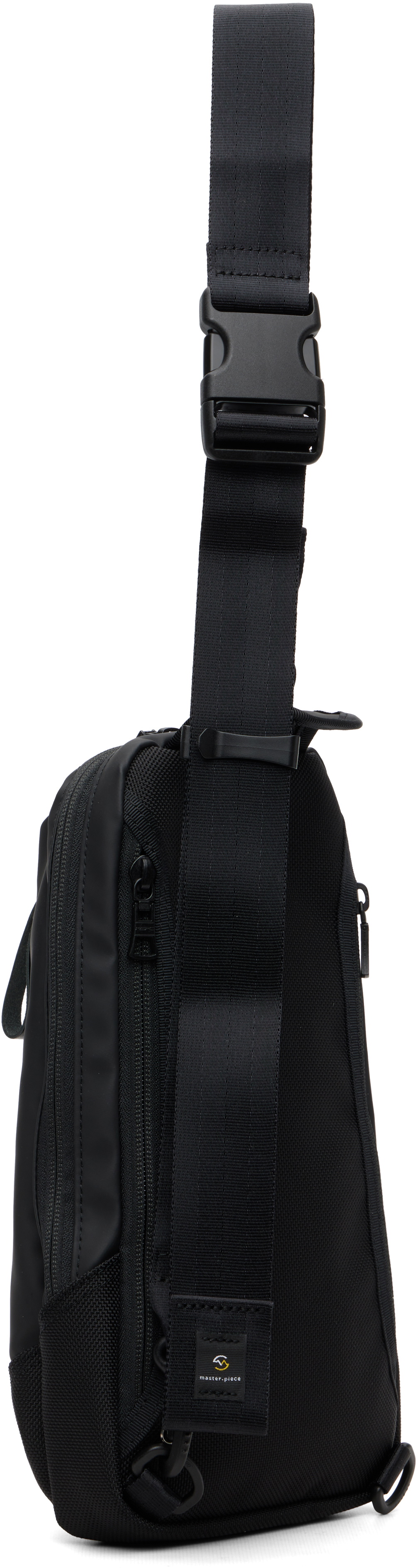master-piece Black Slick Sling Bag