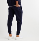 Kingsman - Slim-Fit Tapered Brushed-Cashmere Sweatpants - Blue