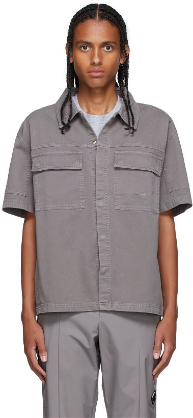 Photo: A-COLD-WALL* Grey Short Sleeve Over Shirt