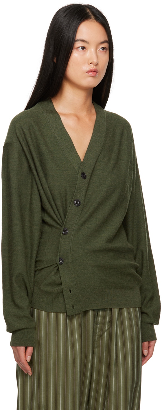 トップス LEMAIRE RELAXED TWISTED CARDIGAN Lemaire Relaxed Twisted Cardigan