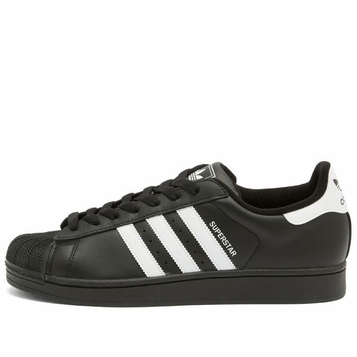 Photo: Adidas Superstar II Sneaker in Core Black/White