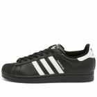 Adidas Superstar II Sneaker in Core Black/White