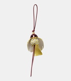 Loewe Bird leather bag charm