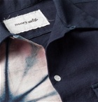 Story Mfg. - Snack Tie-Dyed Organic Cotton Shirt - Blue