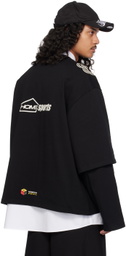 NAMESAKE Black Mayo Double Sleeve T-shirt