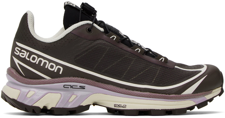Photo: Salomon Black & Purple XT-6 FT Sneakers