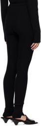 Totême Black High-Rise Leggings