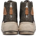 R13 Khaki Kurt High Top Sneakers