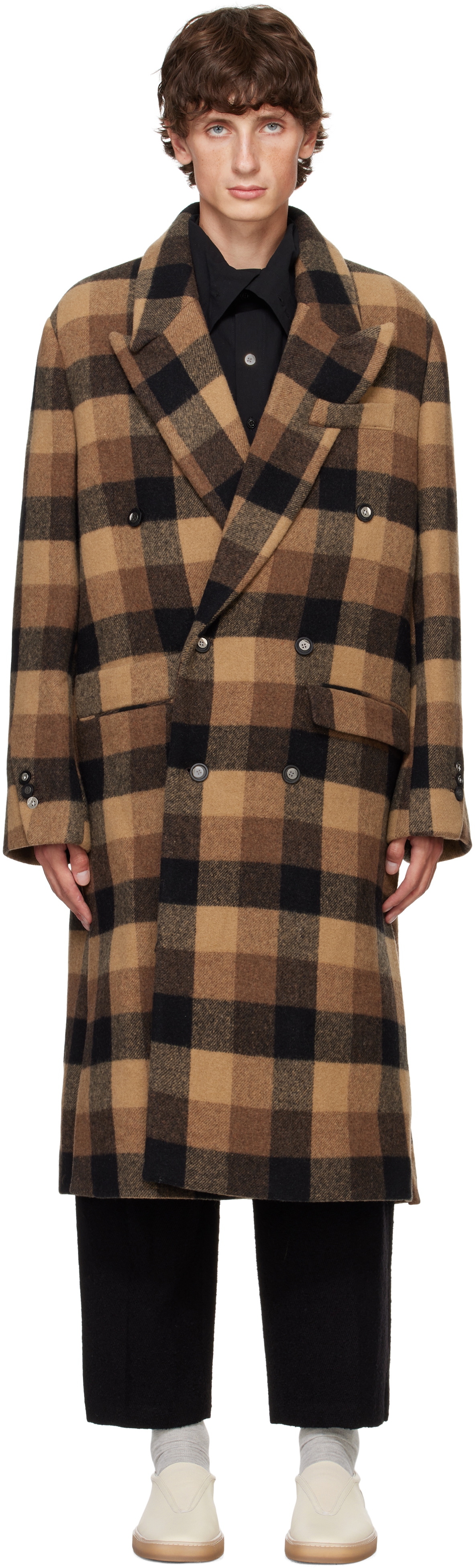 ADER error Blue Check Coat ADER error