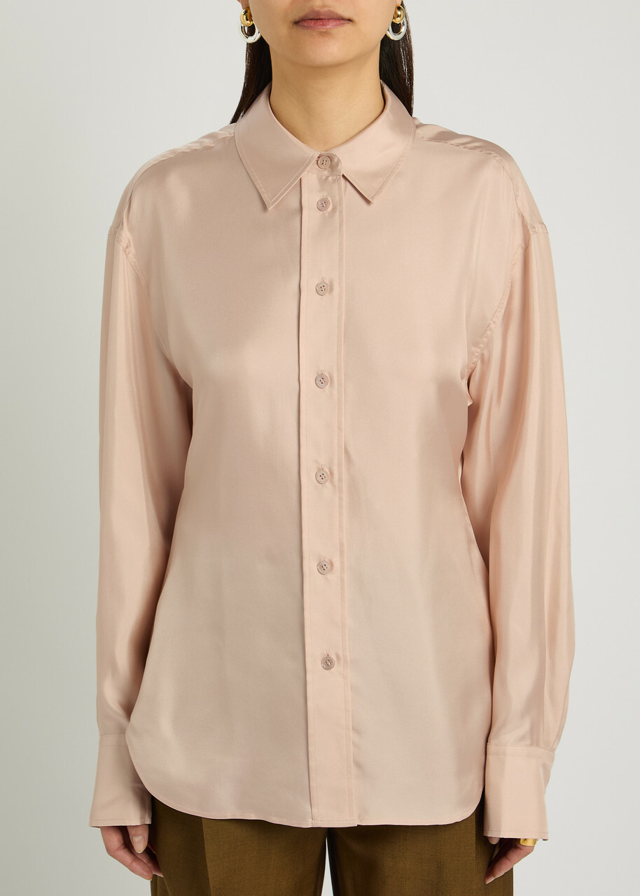 Rohe Silk Shirt Rose