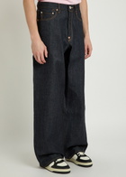 Kenzo Turn-up Wide-leg Jeans Indigo