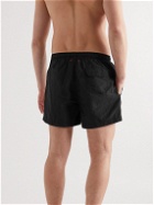 Solid & Striped - The Classic Straight-Leg Mid-Length Swim Shorts - Black