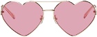 Gucci Gold Heart Sunglasses