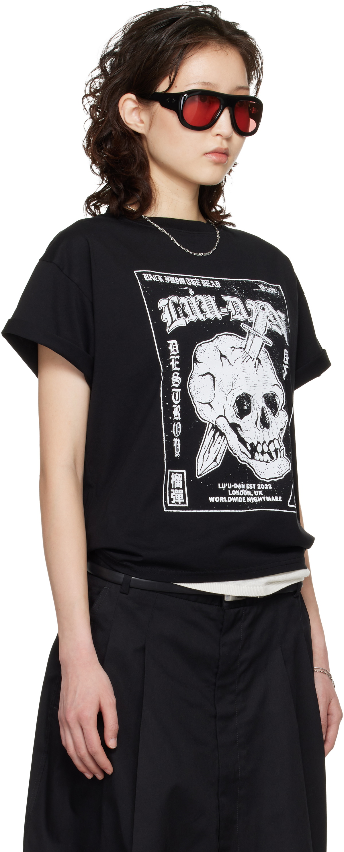 LU'U DAN Black Box T-shirt