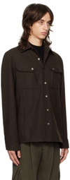 HYEIN SEO Brown Wool Pockets Shirt