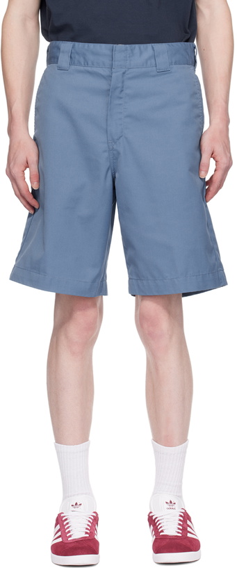 Photo: Carhartt Work In Progress Blue Craft Shorts