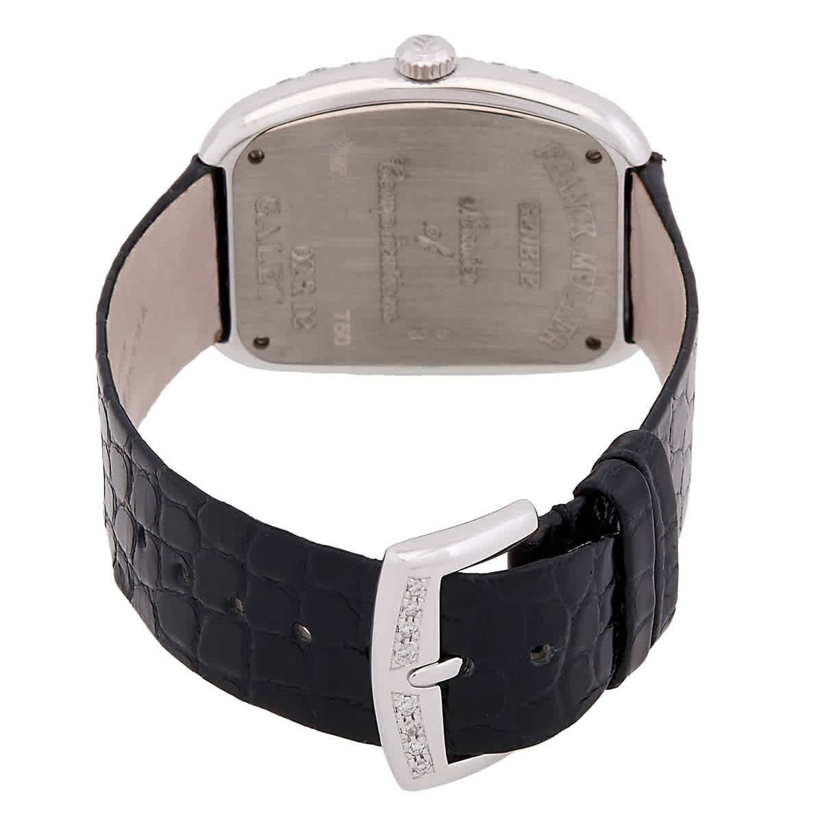 Franck Muller Galet Quartz Diamond Silver Dial Watch 3002 L QZ R D2 OG