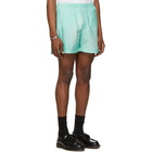 Goodfight Green Silk Basic Shorts