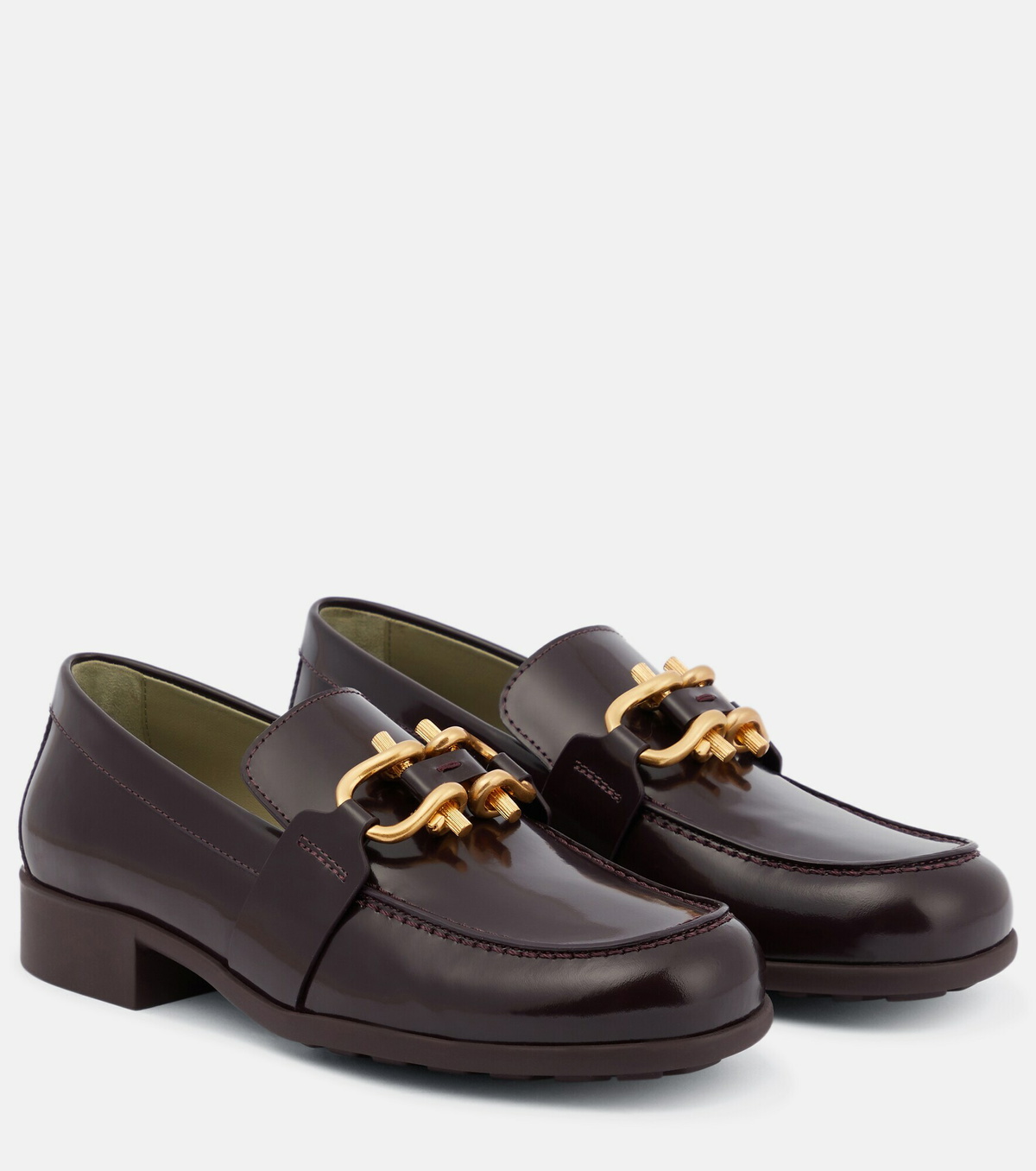 【送料&関税込】Bottega Veneta Monsieur Loafer Shoes Bottega Veneta Monsieur Leather Chunky Loafers size 40, 10