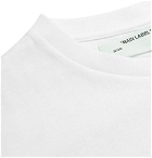 Off-White - Bart Simpson Printed Cotton-Jersey T-Shirt - Men - White
