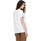 Stella McCartney White Watercolour Horse Cotton T-shirt