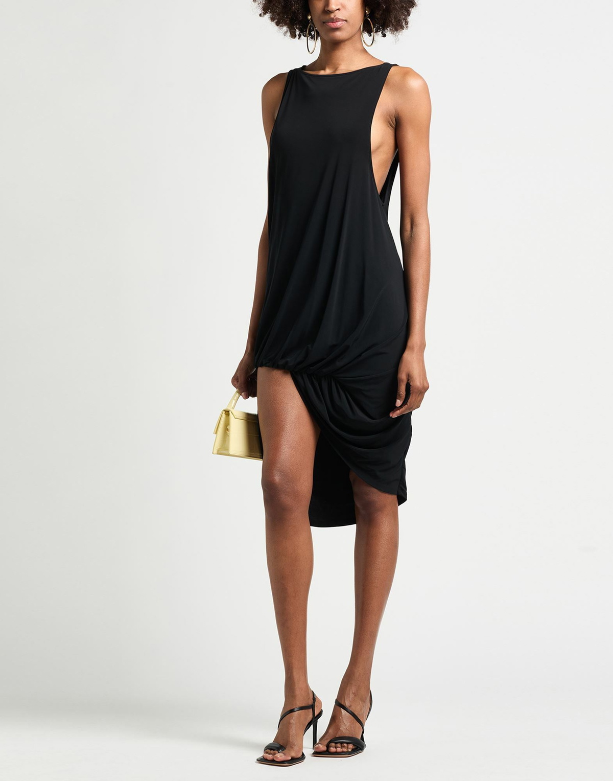 Jacquemus Womens Midi dress in Black