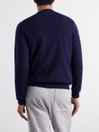 Begg & Co - Heriot Cashmere Cardigan - Blue