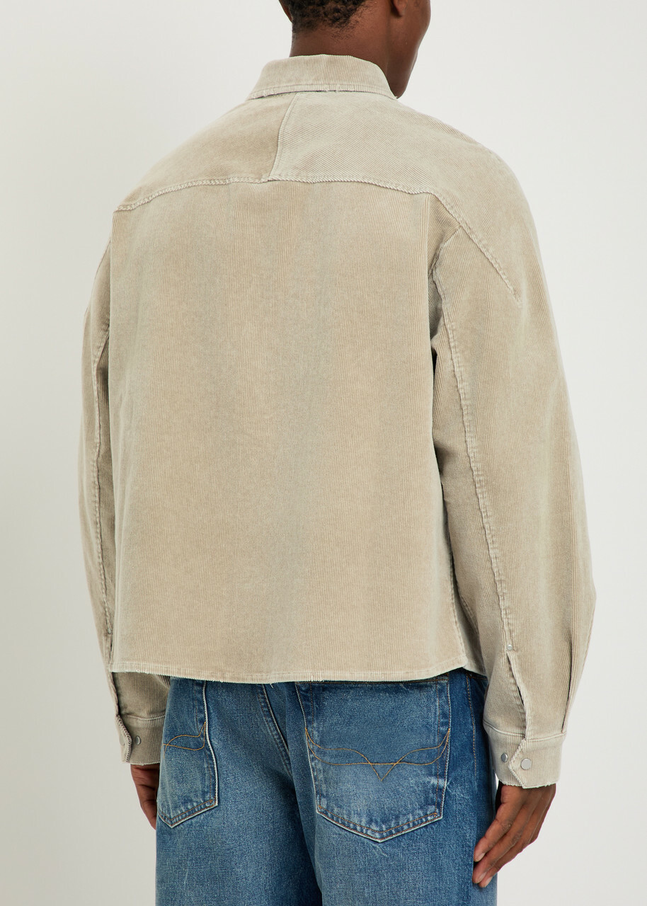 Represent Sierra Corduroy Overshirt Khaki