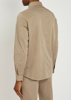 Lestrange Stretch-cotton Overshirt Beige