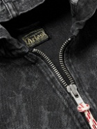 Aries - Stonewashed Denim Hooded Jacket - Gray