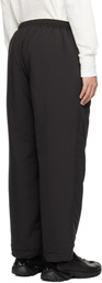 South2 West8 Black Insulator Belted Trousers