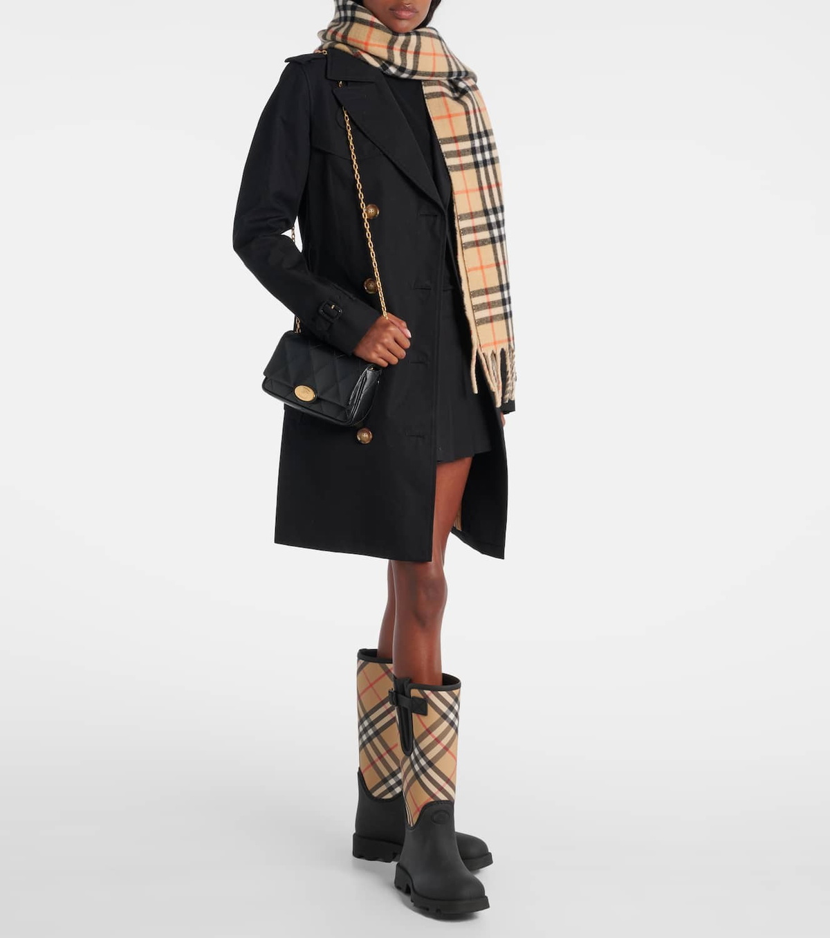 Burberry Small quilted leather shoulder bag