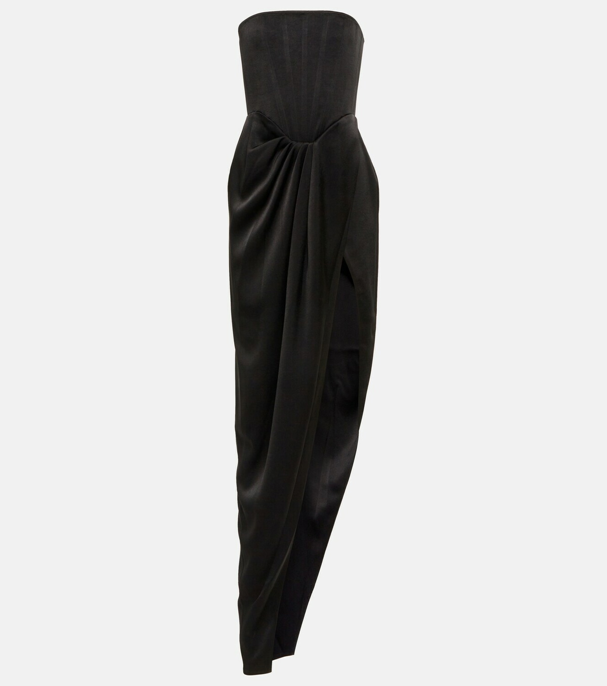 Alex Perry Ledger strapless satin gown Alex Perry