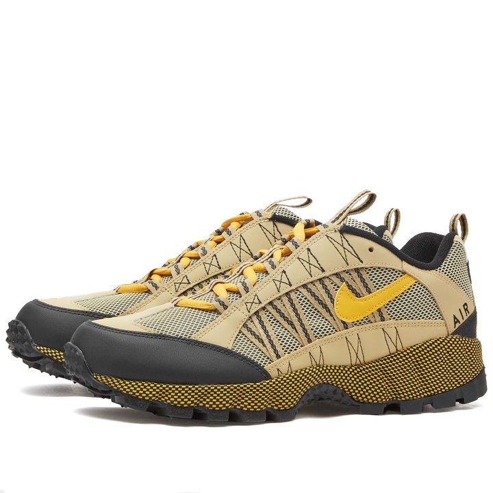 Photo: Nike Men's Air Humara Qs Sneakers in Wheat Grass/Yellow Ochre/Black