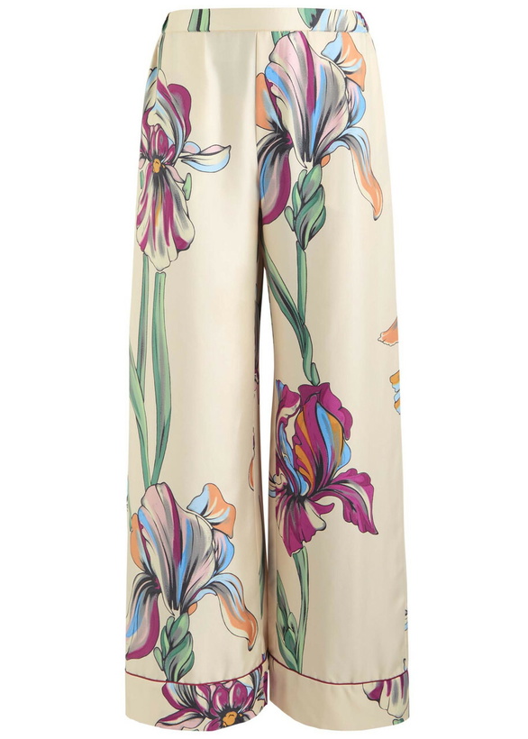 Photo: LA Double J Pajama Printed Silk-twill Trousers Multicoloured