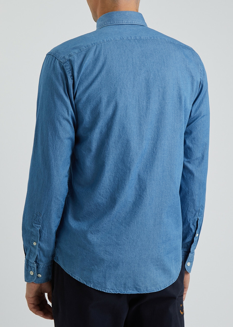 Eton Blue Chambray Shirt